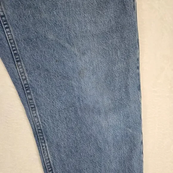 L.L. Bean Natural Fit Medium Wash Jeans Mens Straight Leg Denim 36x32 0701 - Picture 9 of 15